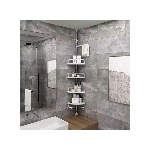 tagre de douche organisateur multi-coins de salle de bain 4 tages