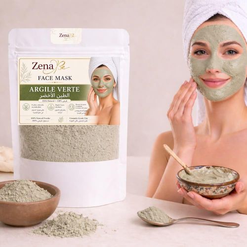 Argile verte naturelle 200g masque visage qualité premium