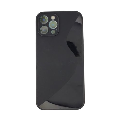 Pochette silicone pour iPhone 12 Pro Max Noir