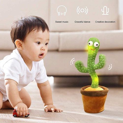 Peluche Dancing Cactus avec musique enregistrée et répète