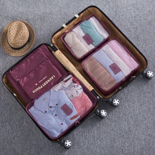 Sac de rangement de voyage lot de 6 TRAVEL BAG