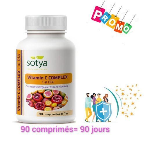 Vitamine C Complex /antioxydant indispensable au bon fonctionnement de notre organisme 90 comprimés