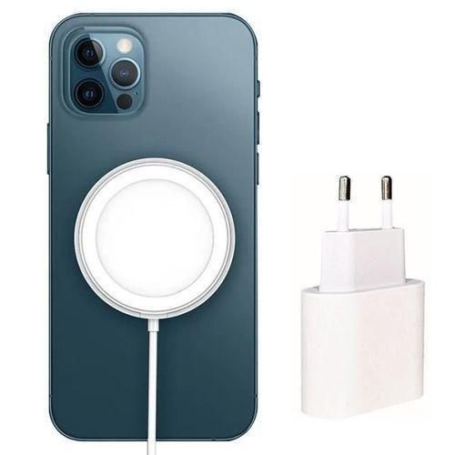 Chargeur Wireless Compatible avec Tous les iPhone Charge Sans Fil + adaptateur 20W