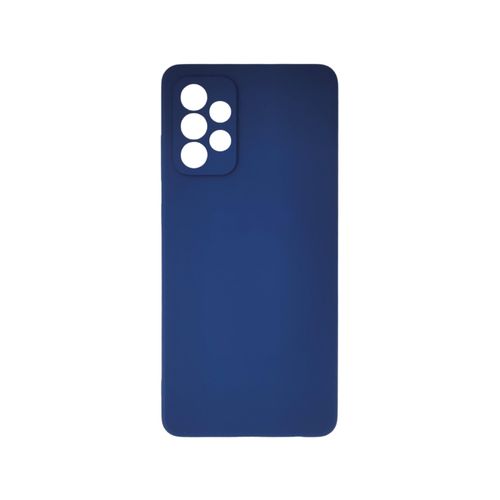 Pochette silicone pour Samsung A72 Bleu marine