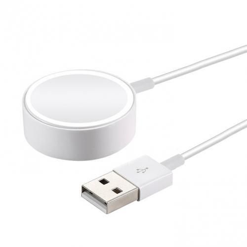 Chargeur magnétique sans fil pour smart Watch Series /7/8/9/6/5/4/3/2 (blanc)
