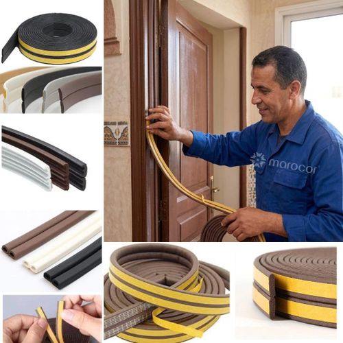 Ruban d’étanchéité auto-adhésif pour une maison étanche et confortable (couleur aléatoire)