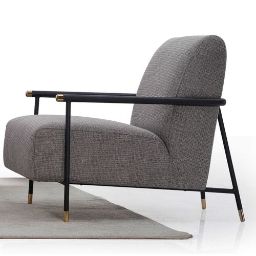 VENEDIK Fauteuil Gris