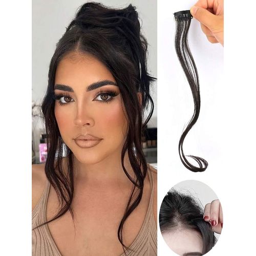 cheveux de faux bang dans l'extension de cheveux Clip de frange d'air naturel 2 piece