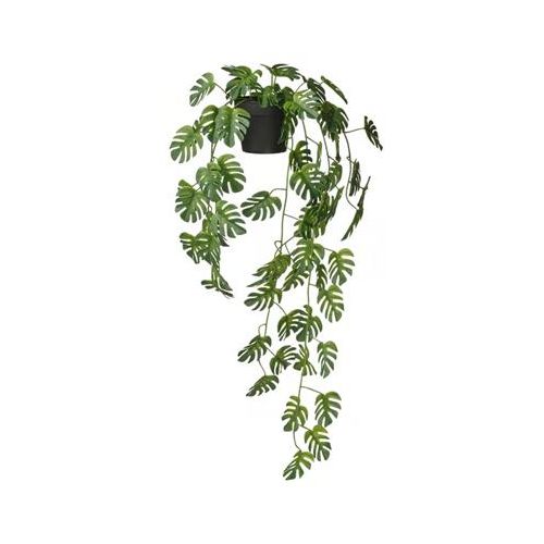 Petite plante artificielle à accrocher Monstera