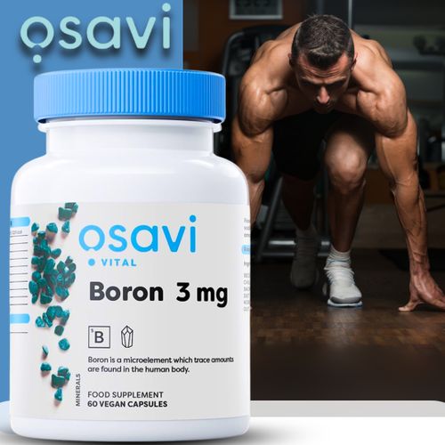Boron, 3 mg, soutenir la solidité et la structure des os - 60 CapsVeg