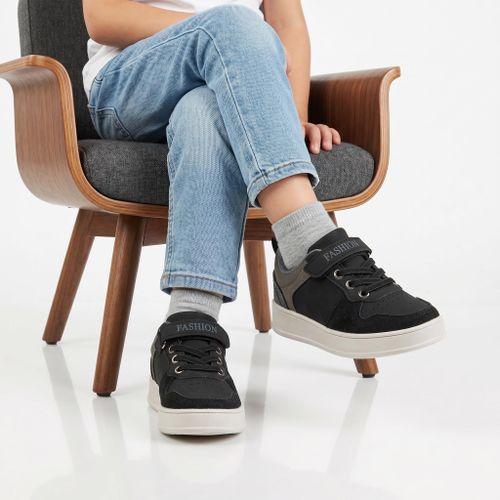 Nael – Baskets Enfants en Noir
