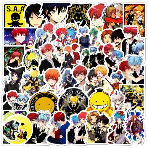 Japanese Anime Assassination Classroom Graffiti Classic Stickers Water Decor