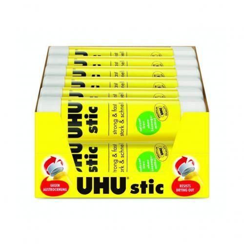 12 Batons de colle stick Grand model 40g