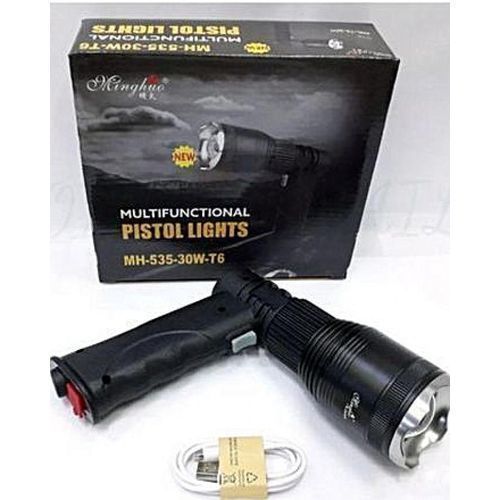 ضوء LED متعدد الوظائف أضواء المسدس Un pistolet à lampe puissant à 2 Km