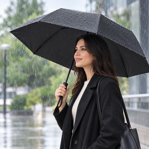 Parapluie Pliable Imperméable avec Housse – Compact et Portable pour Homme et Femme
