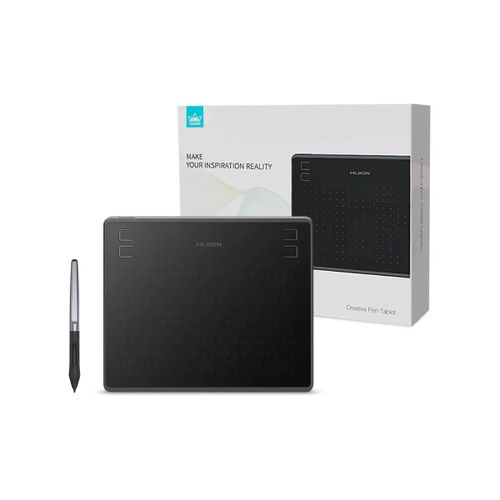 Tablette Graphique HS64 Professionnelle 6 Pouces – Stylet 8192 Niveaux, Compatible PC, Mac, Android pour Dessin et Retouche Photo, Artistes et Designers, Graphisme et E-learning