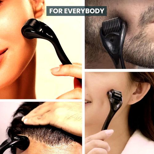 ديرما رولر 540 مايكرو-بيك تيتانيوم 05 مم أسطوانة وخز دقيق للوجه واللحية والشعر وخز دقيق للوجه واللحية والشعر العناية بالبشرة وتحفيز نمو الشعر