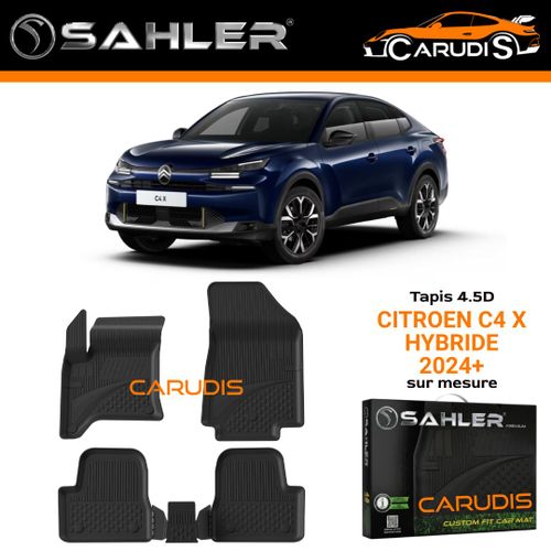 Tapis 4.5D Citroen C4 X Hybride sur mesure exacte sans odeur imperméable antidérapant