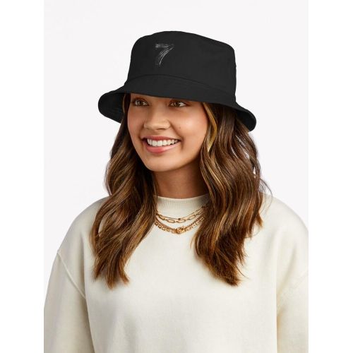 Chapeaux Bob noire Unisexe Technique du coup de pinceau numéro sept de bonne qualité