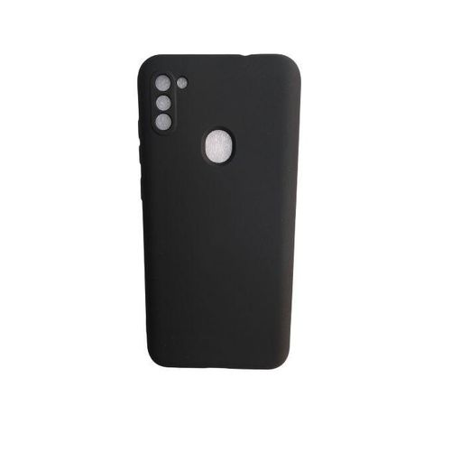 Pochette silicone liquid pour Samsung Galaxy A11- Noir