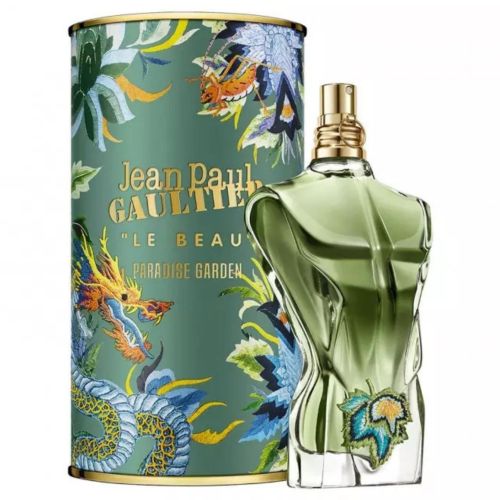 Parfum Homme Le Beau Paradise Garden Eau de Parfum EDP 125ml – Fragrance Boisée Exotique, Flacon Torse Emblématique Édition Limitée