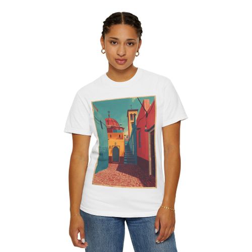 T-shirt Design URBAN STYLE VILLE ESSAOUIRA & Unisexe en 100 % coton blanc