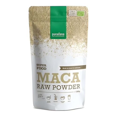 Maca Poudre Crue - Soutien Énergétique et Vitalité - Poudre - 200g - Biologique