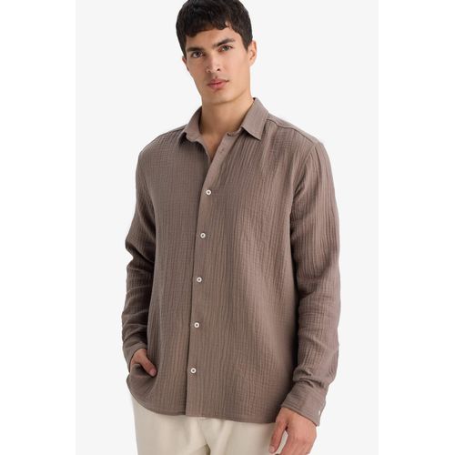 Chemise en coton Coupe régulière
