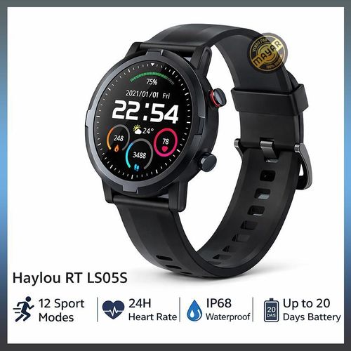 RT LS05S Smartwatch Écran 1.28" TFT HD – Montre Connectée avec 12 Modes Sport, Fréquence Cardiaque 24/7, Autonomie Jusqu’à 20 Jours, Bluetooth 5.0, IP68 Étanche, Compatible Android & iOS