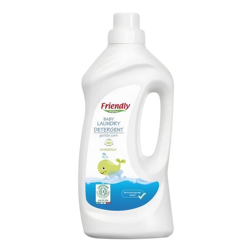 Lessive Liquide Bébé - Nettoyage Doux - Pour Linge Bébé - 1L - Marseille