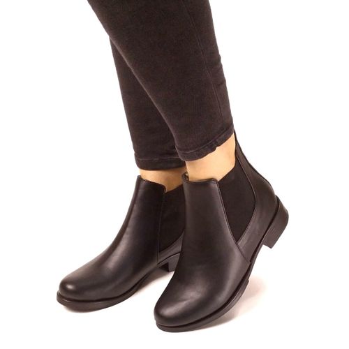 Details du Botte Femme chaussures medicales femmes bottine femme noir