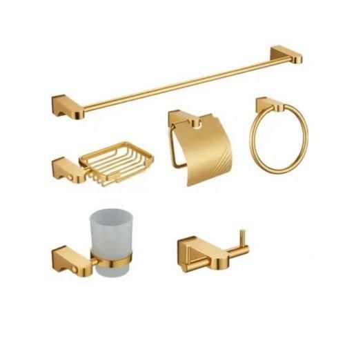 SM accessoires salle de bain gold pour salle de bain en inox