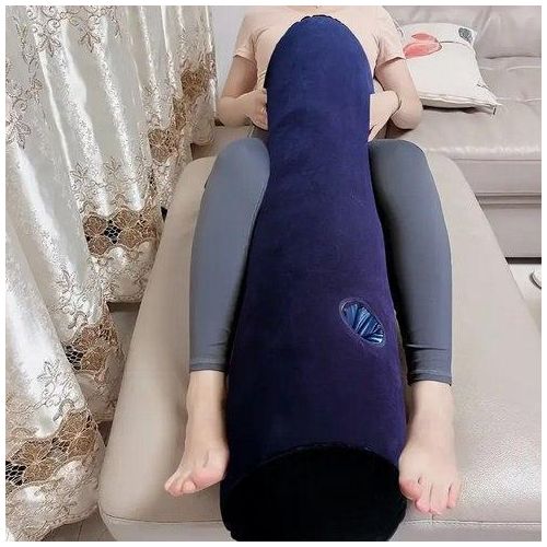 Coussin Gonflable Cylindrique Multifonction pour Voyage et Yoga, Confortable en PVC Doux, Soutien Oreiller pour Dos et Jambes