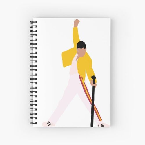 Freddie Mercury Spiral Notebook Bloc note