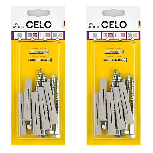 Chevilles et Vis - Fixation Murale - Usage Polyvalent - Lot de 2
