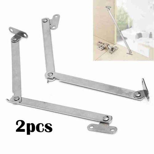 Ensemble de 2 charnières en acier inoxydable, anti-rouille, pour portes et meubles.