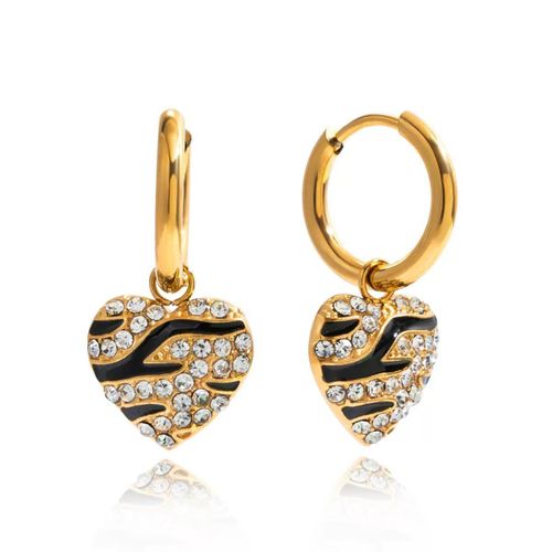 Boucles d'oreilles de luxe pour femme plaqué or élégantes à la mode OGN118