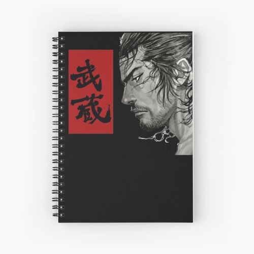 miyamoto musashi art Spiral Notebook Bloc note