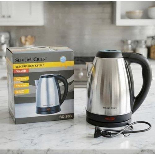 Bouilloire Électrique Inox 2L – Chauffe-Rapide & Automatique