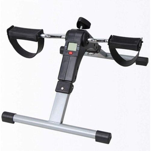 Mini vélo d'appartement à pédale, Entraîneur de mouvement pour bras et jambes, Pédalier Pliable Pratique