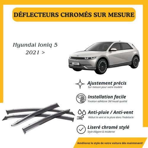 Déflecteur d’air noir et chromé Hyundai Ioniq 5 2021
