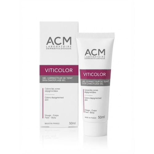 Viticolor Gel Correcteur de Teint – Colore les Zones Dépigmentées, Visage et Corps (50 ml)