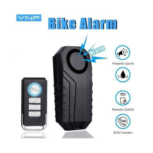 Alarme Antivol Vélo Moto Scooter 113dB avec Télécommande et Fonction SOS