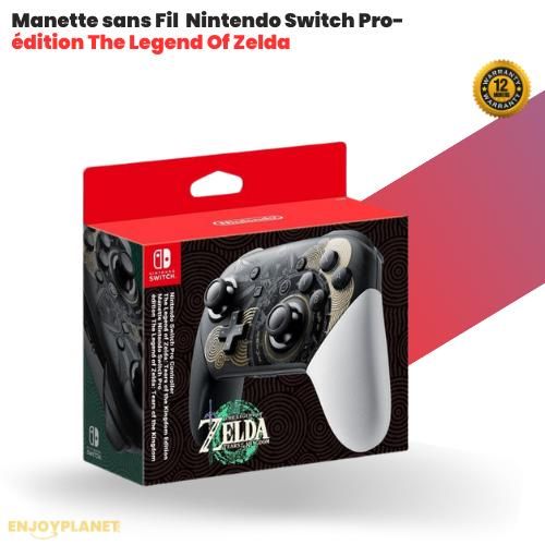 Pro Manette Sans Fil – Édition The Legend of Zelda: Tears of the Kingdom