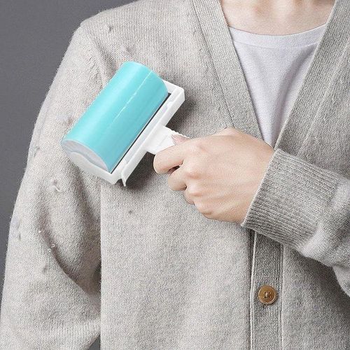 Rouleau anti-peluches pour poils danimaux pilateur collant pour vtement tapis et canap