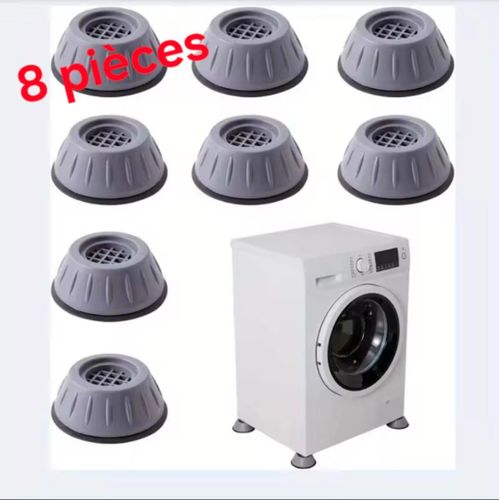 8pcs Tampons Anti-vibration en Plastique pour Machine Laver pieds de rduction de bruit Tapis Anti-Drapant Anti-Choc Coussins de Rfrigrateur