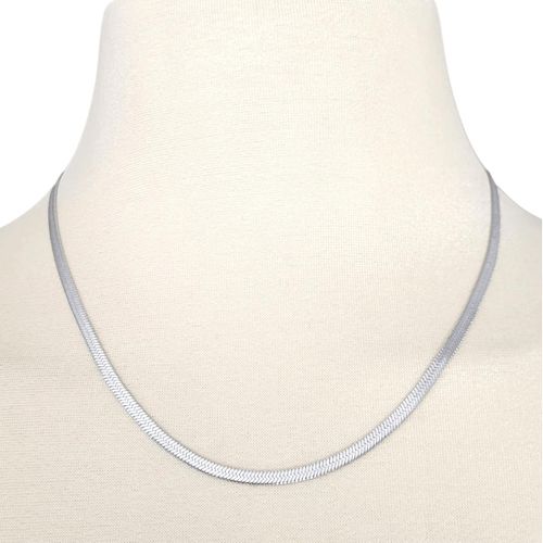 Collier serpent unisexe en acier inoxydable lavable