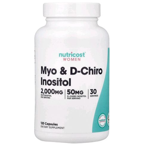 Myo & D-Chiro Inositol pour Femmes – 2000 mg / 50 mg – 120 Capsules