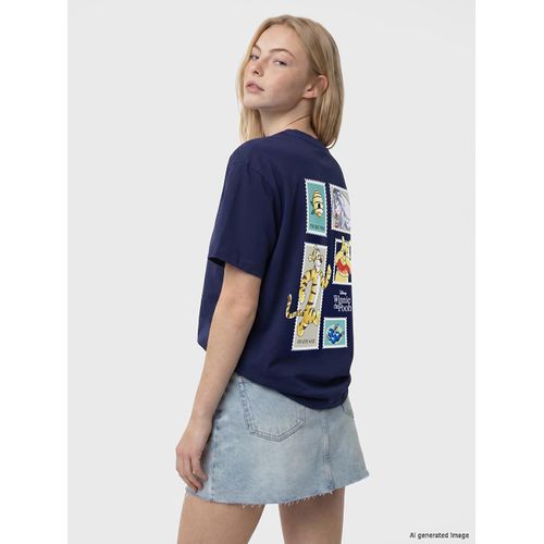 T-shirt Femme 100 % Coton Imprimé Winnie l'ourson
