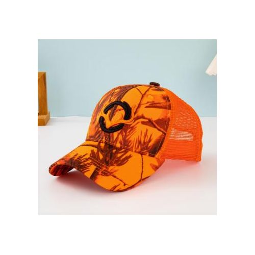 Casquette Battue au Sanglier – Chasse & Pêche Unisexe, Maille Respirante, Broderie Bois de Cerf, Réglable